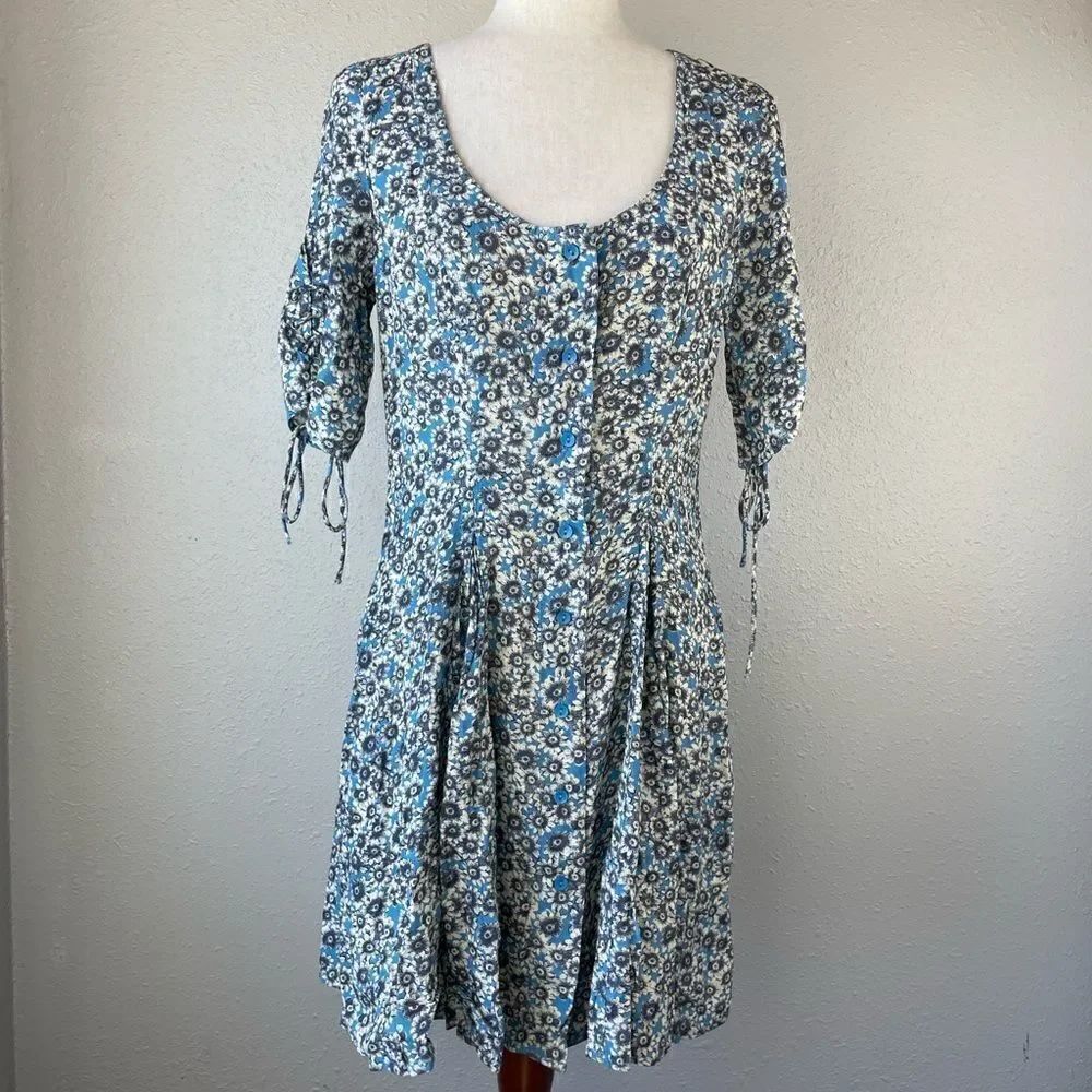NWT Free People Floral Midi Dress Size M